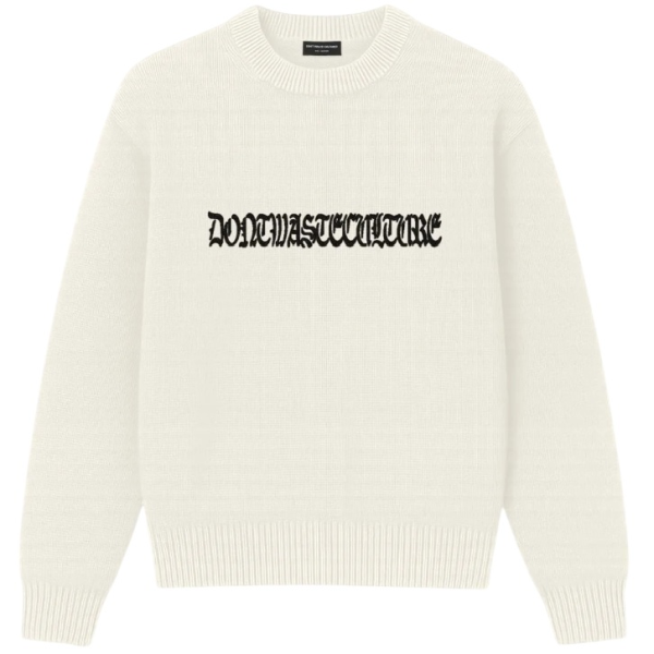 Don't Waste Culture Aretu Sweater Off White