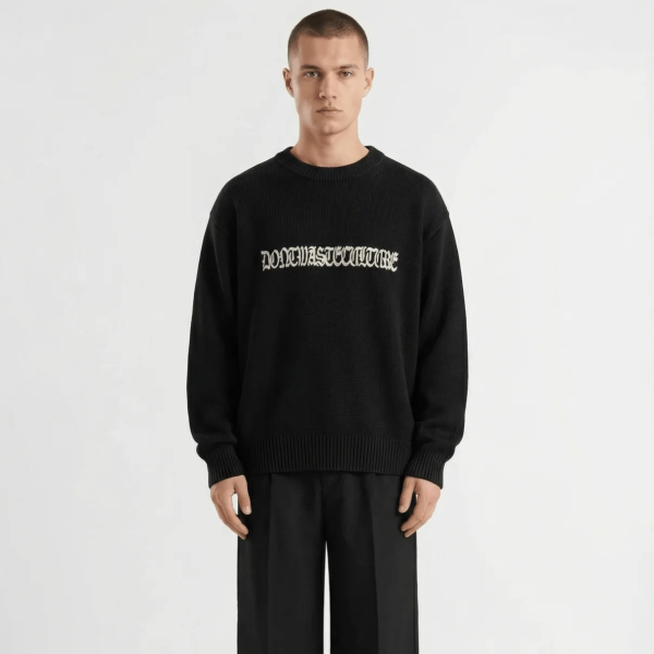 Don't Waste Culture Aretu Sweater Zwart