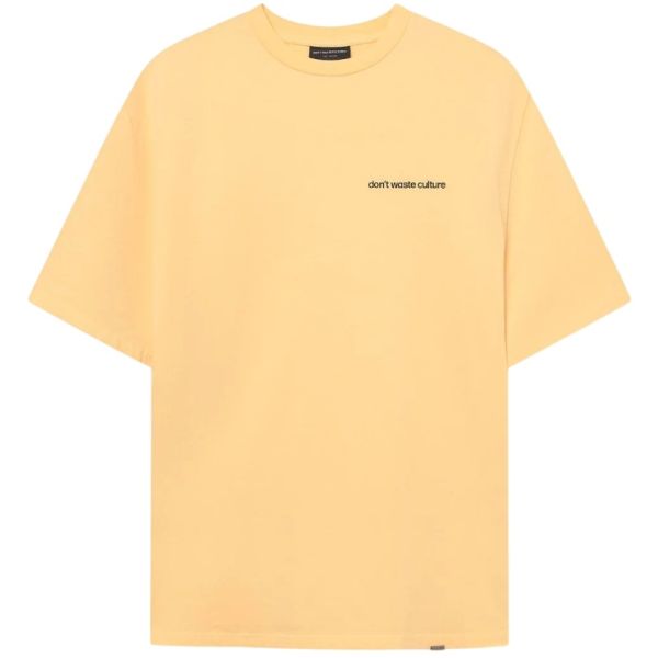 Don't Waste Culture Cleo T-shirt Geel