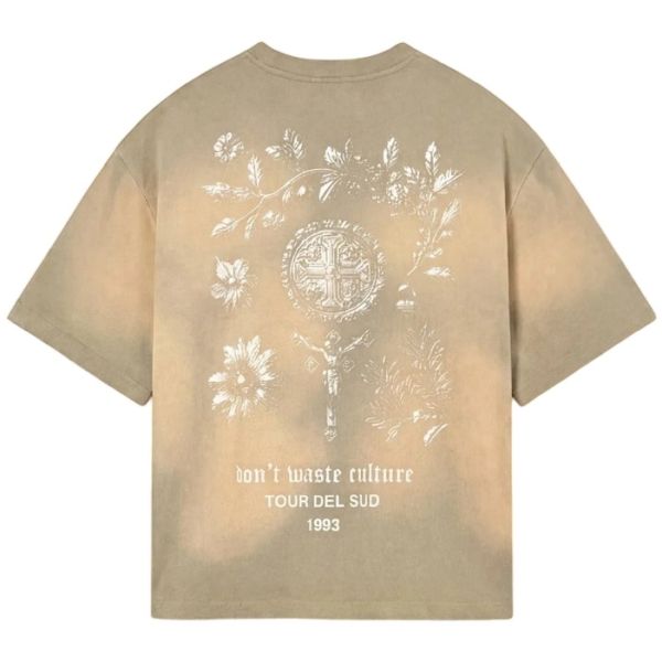 Don’t Waste Culture Olivinne T-shirt Donker groen