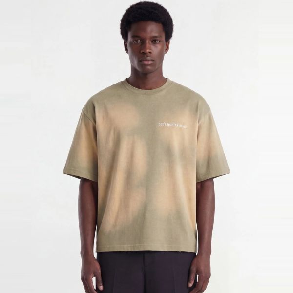 Don’t Waste Culture Olivinne T-shirt Donker Groen