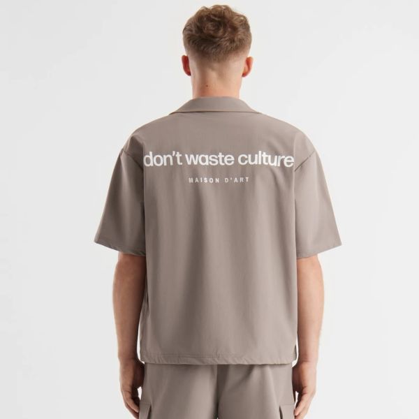 Don't Waste Culture Valoria Overhemd Grijs