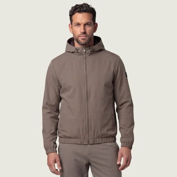 Duquezzi Hooded Reversible Bomber Jack Bruin