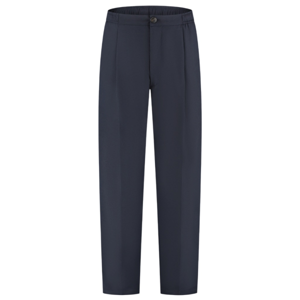 Duquezzi Wool Blend Broek Navy