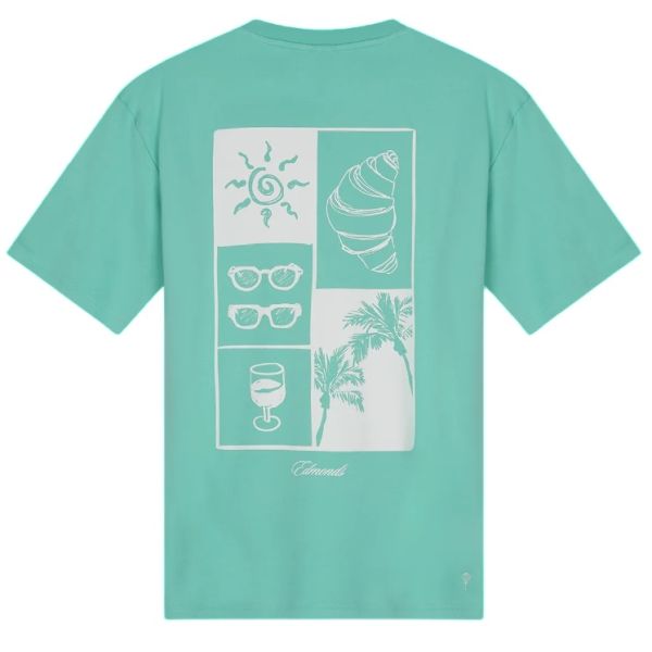 Edmonds Le Croissant T-shirt Turquoise