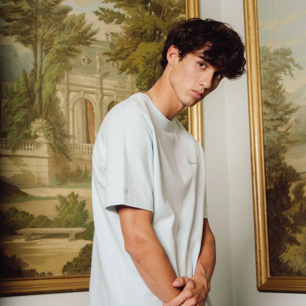 Edmonds Essential T-shirt Licht Blauw