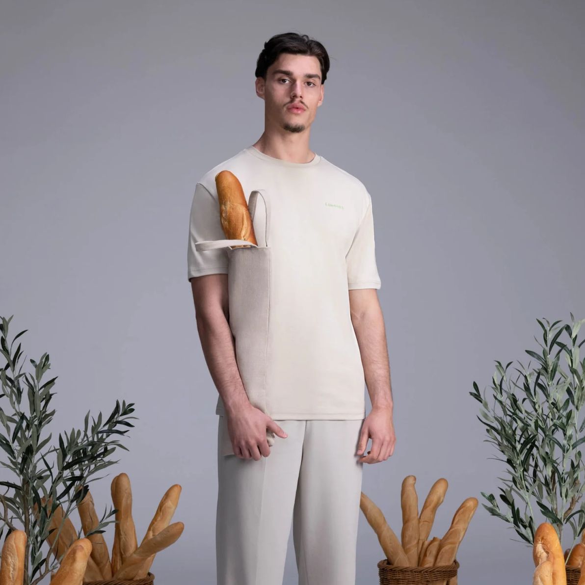 Edmonds Lamé T-shirt Beige