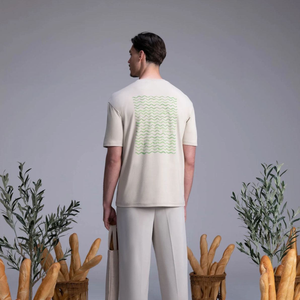 Edmonds Lamé T-shirt Beige