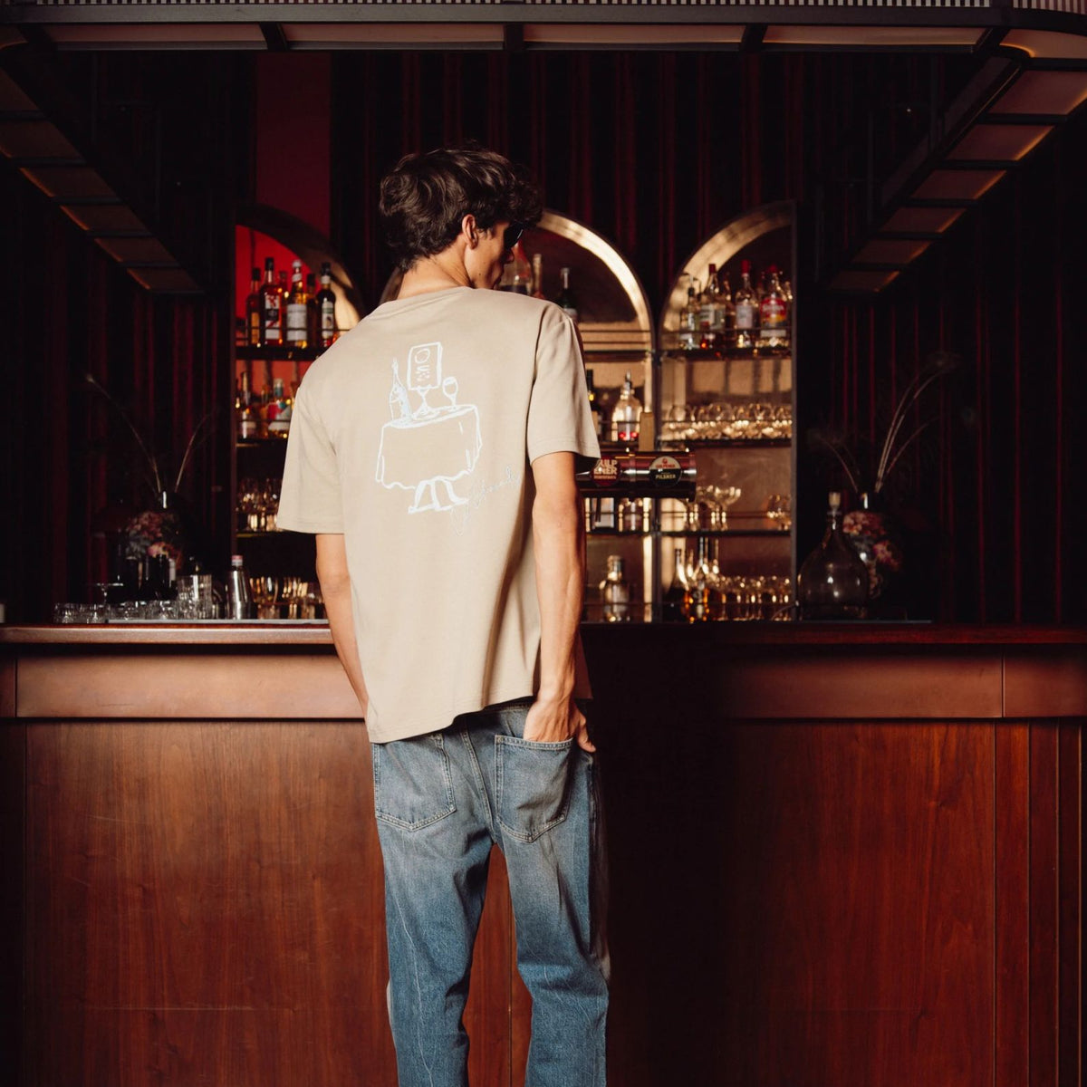 Edmonds Le Café T-shirt Beige