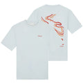 Edmonds Tourbillon T-shirt Licht Blauw