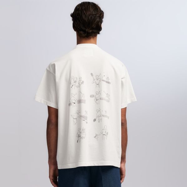 ANGE Projects Enjoy More T-shirt Wit
