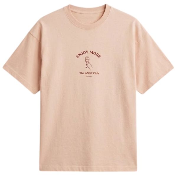 Ange Projects Enjoy More T-shirt Roze