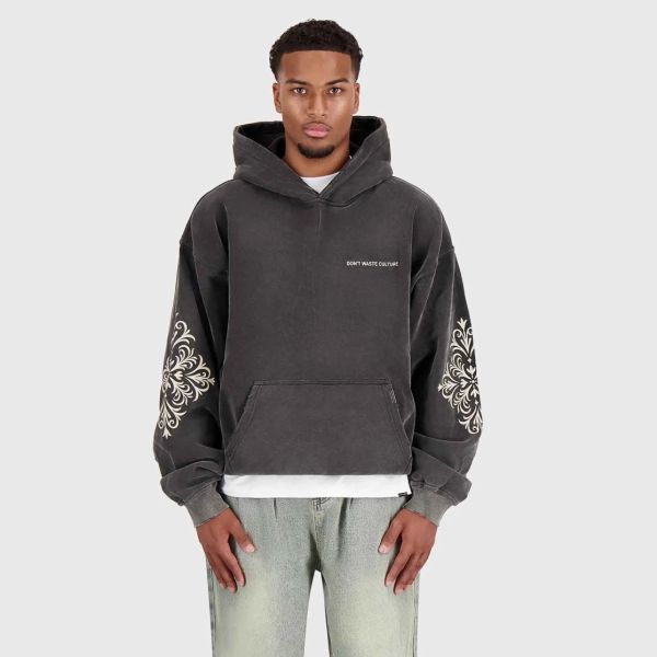Don't Waste Culture Yulani Hoodie Washed Zwart