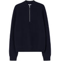 Filippa K Wool Half Zip Sweater Navy