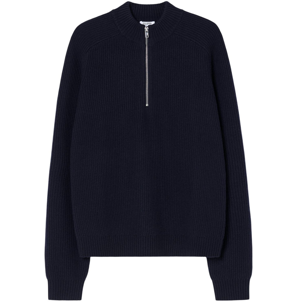 Filippa K Wool Half Zip Sweater Navy
