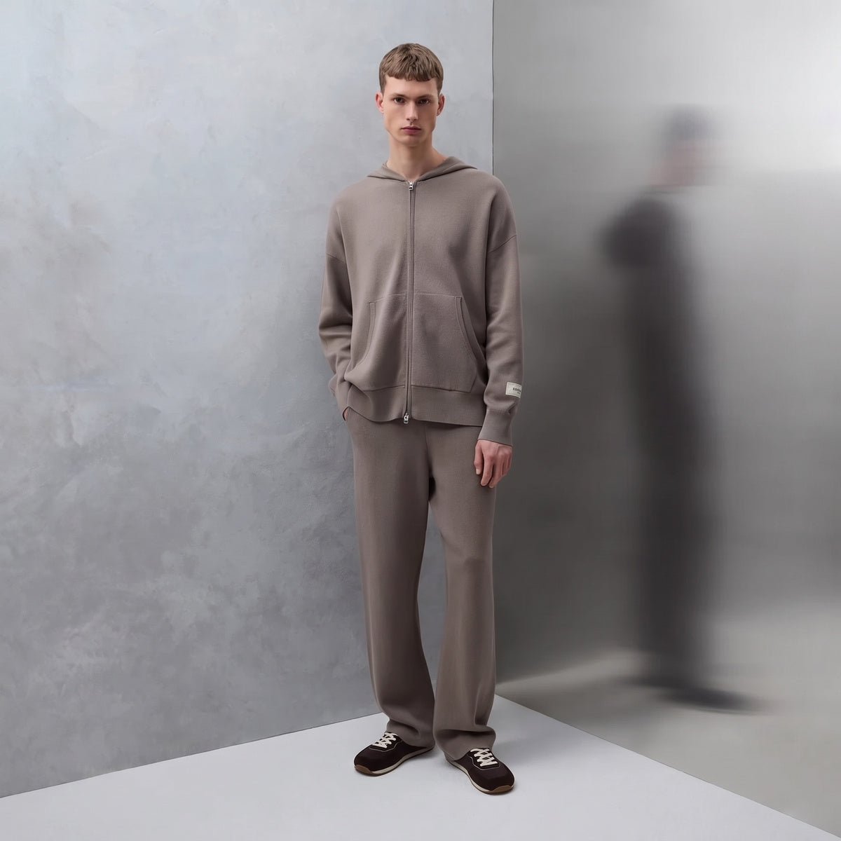 Flâneur Atelier Knit Broek Beige
