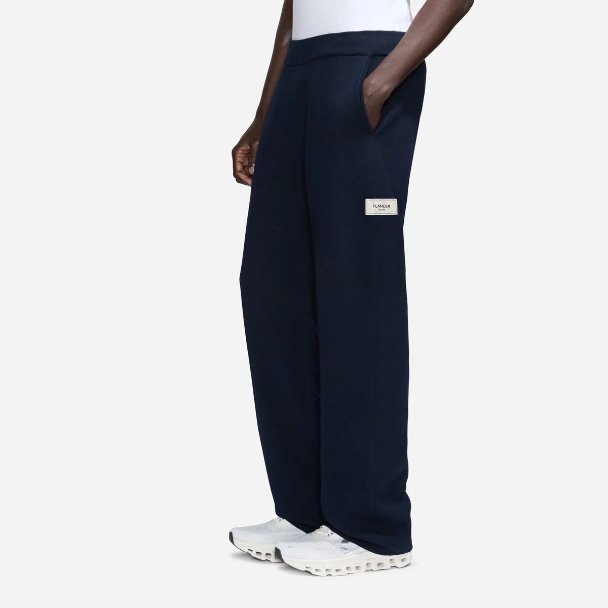 Flâneur Atelier Knit Broek Navy