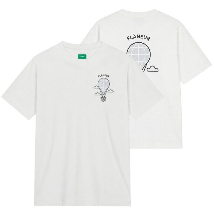 Flâneur Balloon T-shirt Wit