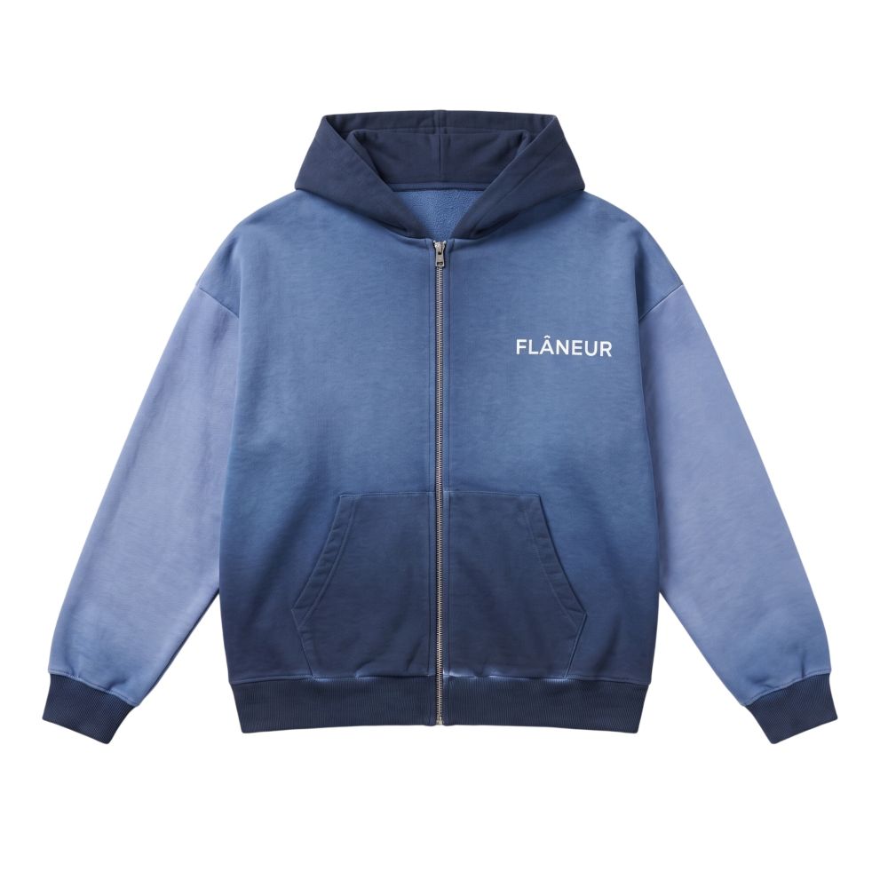 Flâneur Double Logo Vest Navy