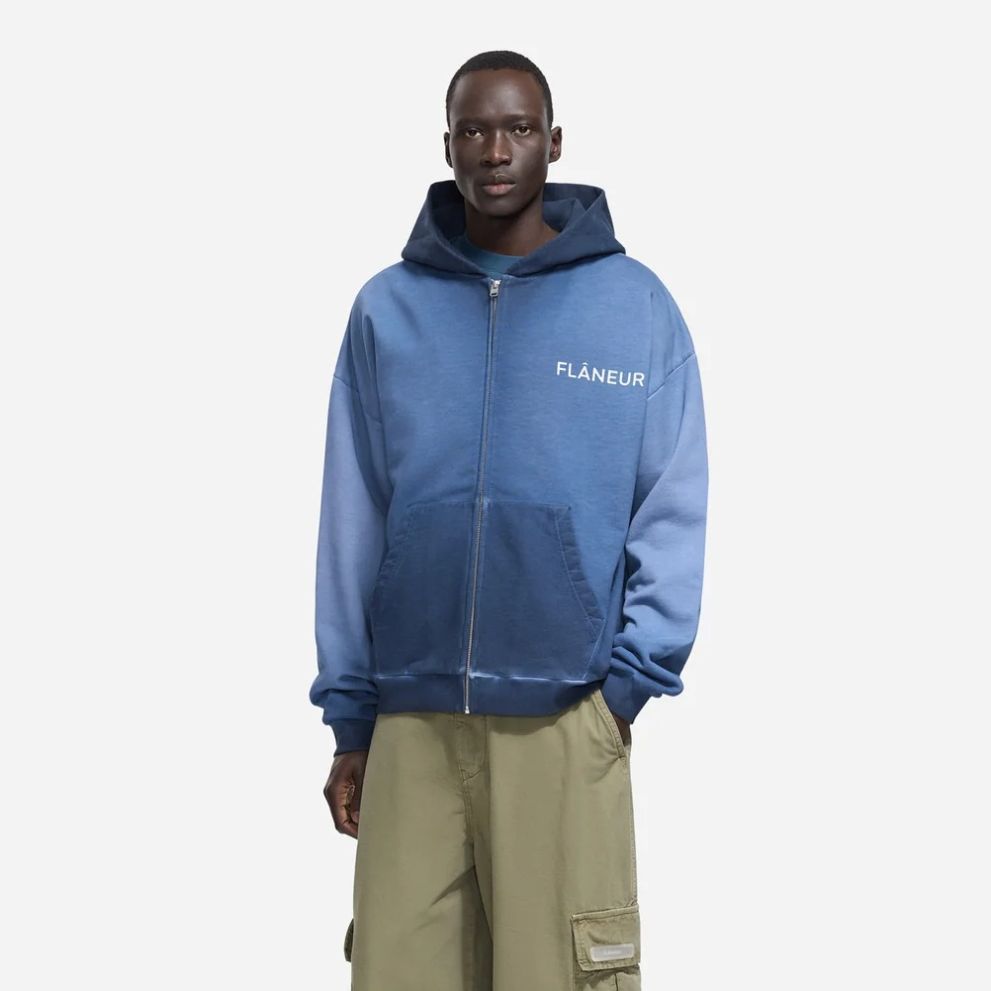 Flâneur Double Logo Vest Navy
