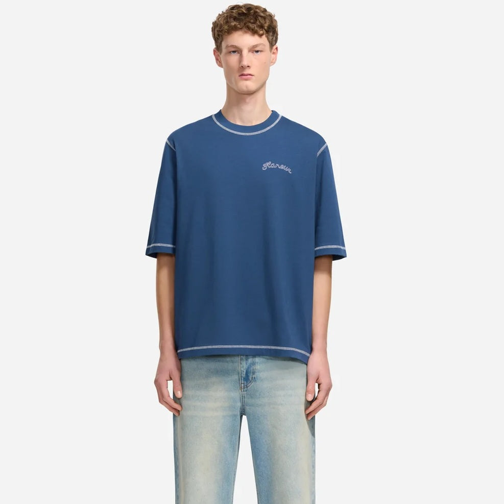 Flâneur Signature Outline T-shirt Navy