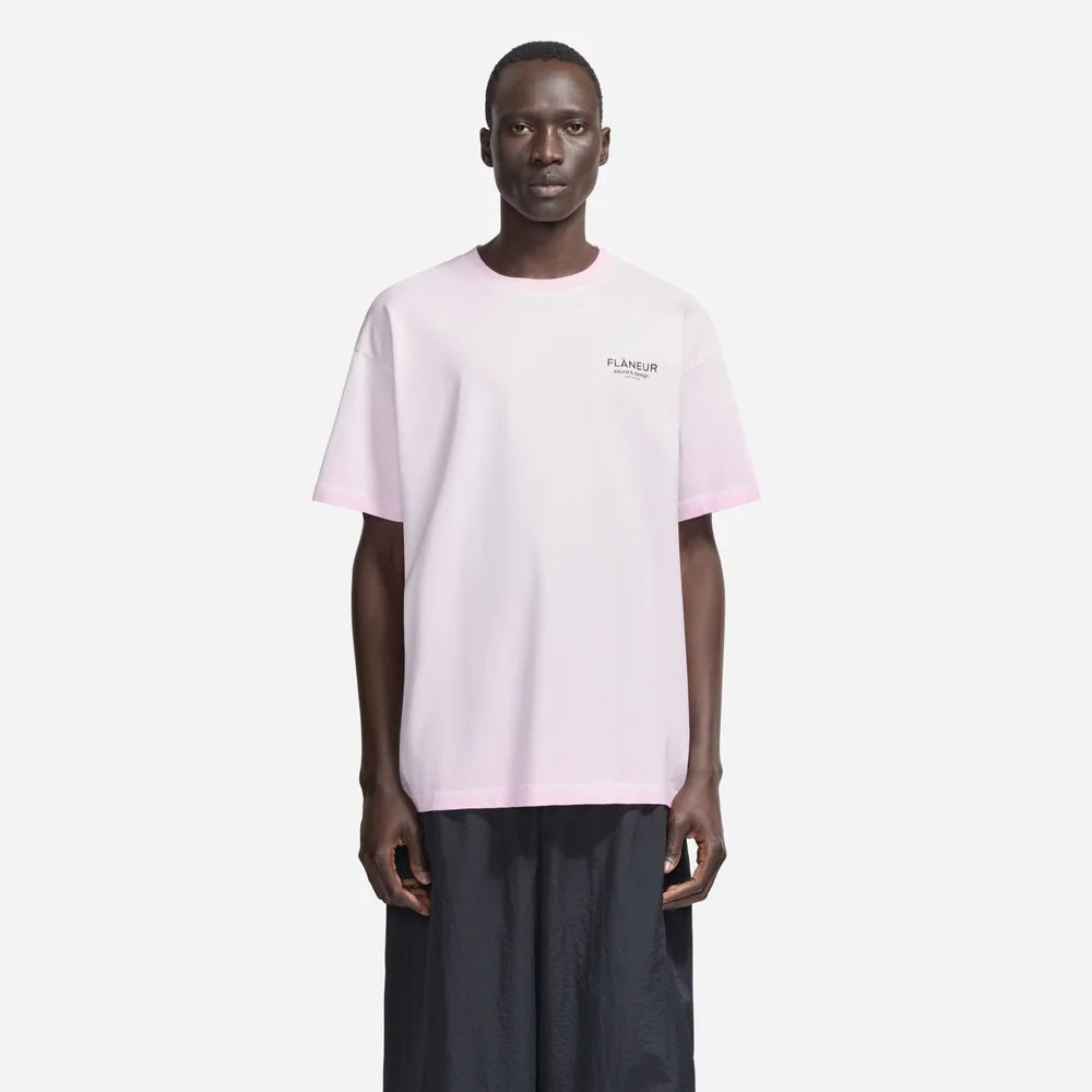 Flâneur Sound & Design Studio Member T-shirt Roze