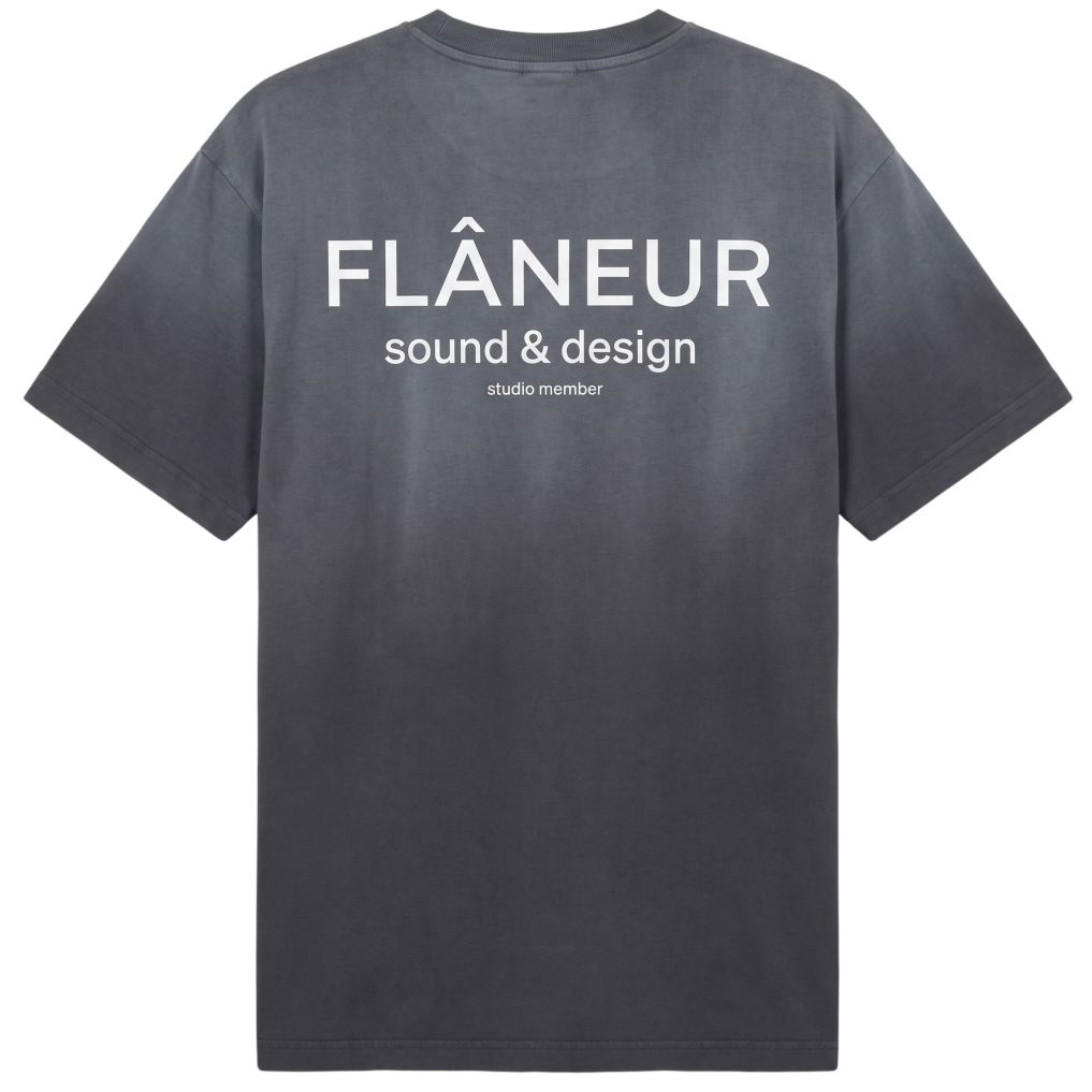 Flâneur Sound & Design Studio Member T-shirt Zwart