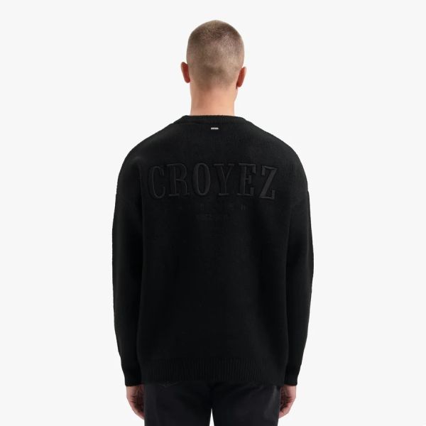Gallery Knit Sweater Zwart