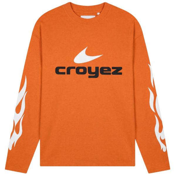 Croyez Service Dept Longsleeve T-shirt Oranje