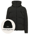 Genti Cross Puffer Zwart