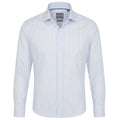 Gentiluomo Maldini Fashion Fit Striped Overhemd Licht Blauw