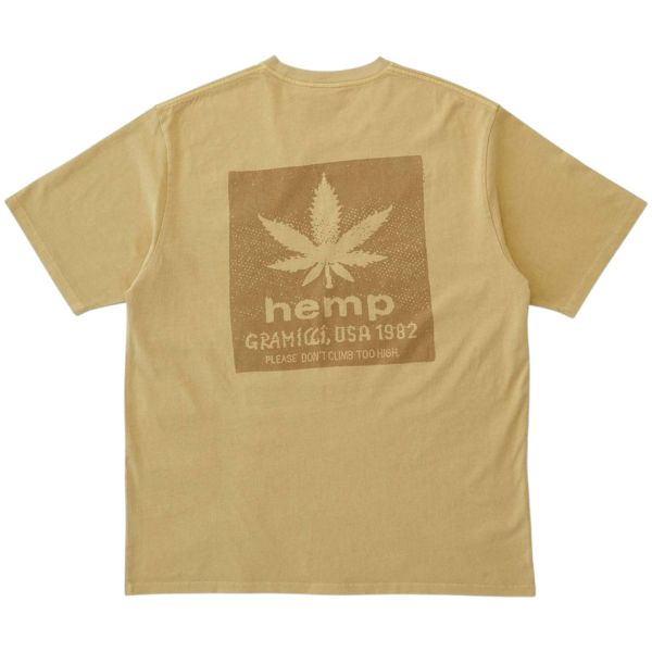 Gramicci Hemp T-shirt geel
