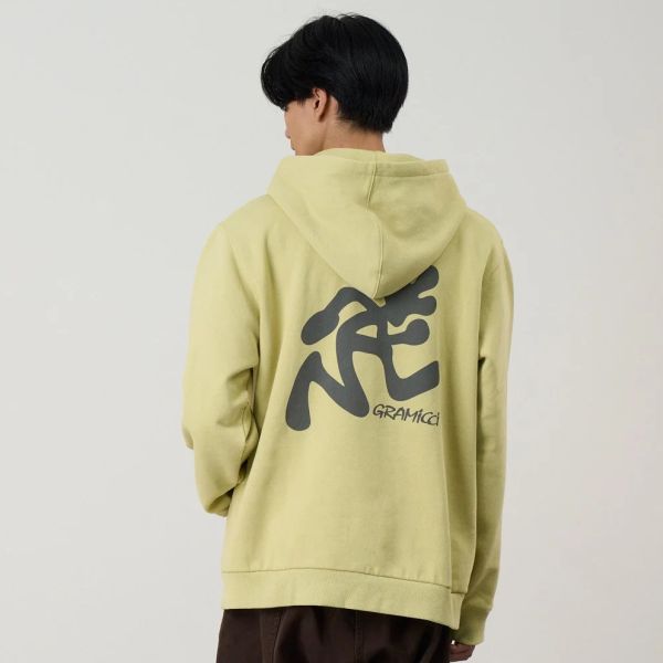 Gramicci Running Man Sweater Licht groen