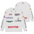Icecream Pit Crew Longsleeve T-shirt Wit