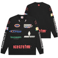 Icecream Pit Crew Longsleeve T-shirt Zwart