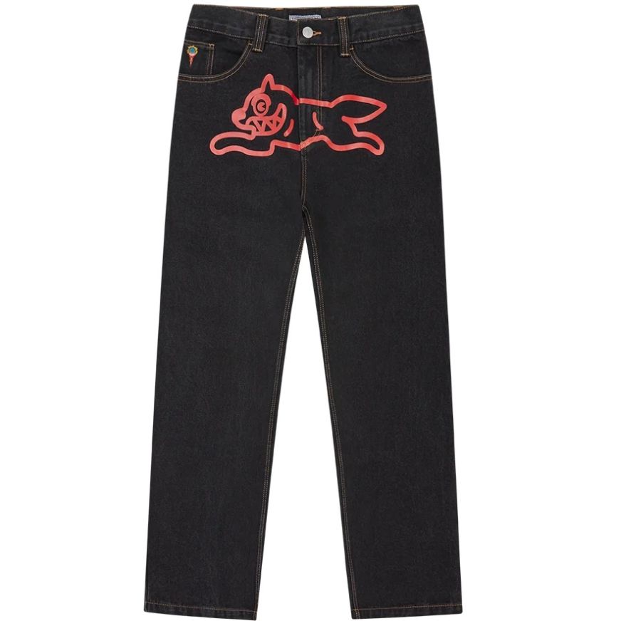 Icecream Running Dog Double Scoop Jeans Zwart