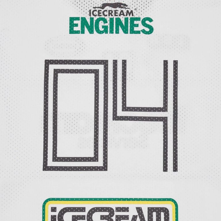 Icecream Services Mesh Longsleeve T-shirt Wit