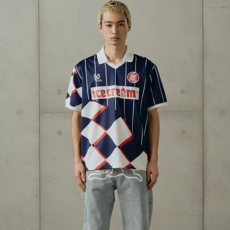 Icecream Soft Serve Football T-shirt Navy
