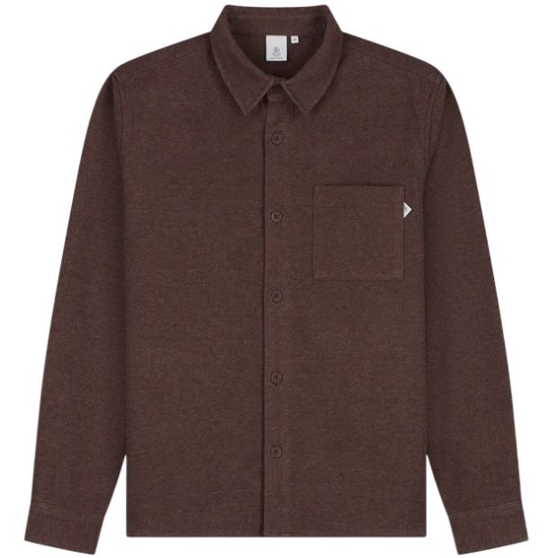 Law of the Sea Niven Twill Overshirt Bruin