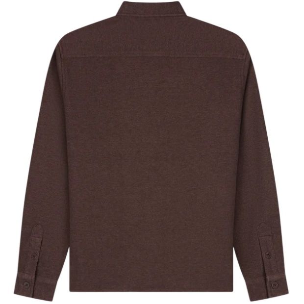 Law of the Sea Niven Twill Overshirt Bruin