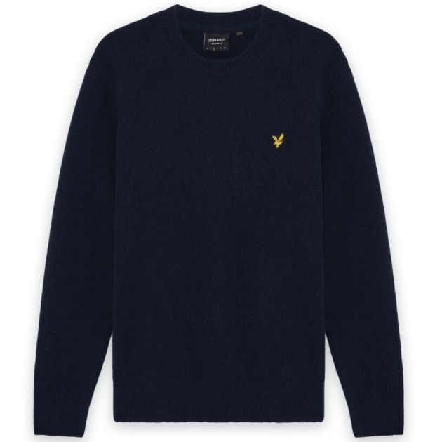 Lyle & Scott Brushed Sweater Navy