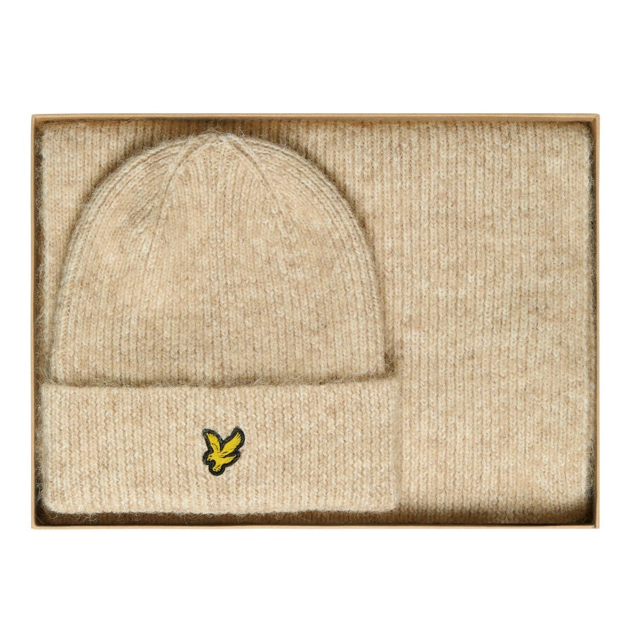 Lyle & Scott Brushed Winterset Beige