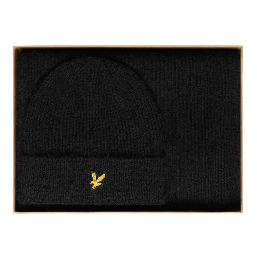 Lyle & Scott Brushed Winterset Zwart