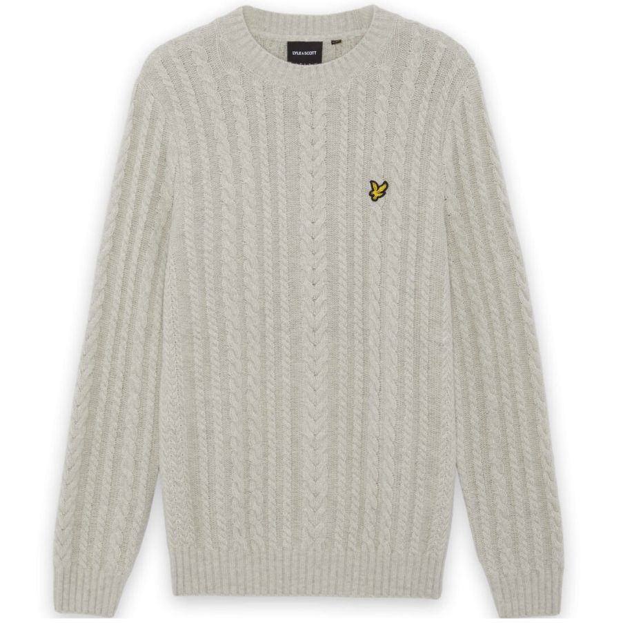 Lyle & Scott Cable Knit Sweater Off White