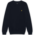 Lyle & Scott Panelled Waffle Sweater Navy