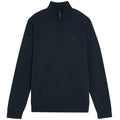 Lyle & Scott Superfine Quarter Zip Sweater Navy