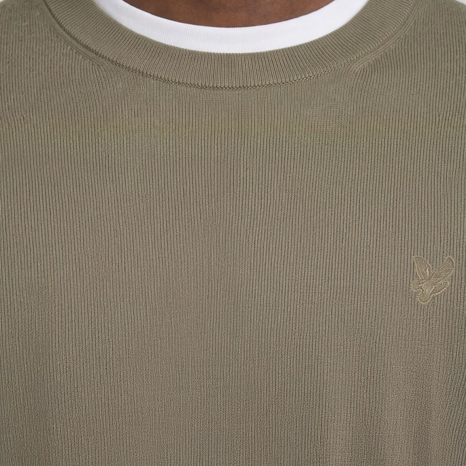 Lyle & Scott Tonal Superfine Sweater Beige