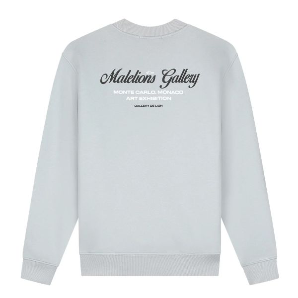 Malelions Gallery Sweater Grijs