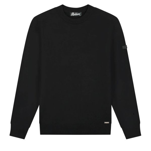 Malelions Knitted Sweater Zwart