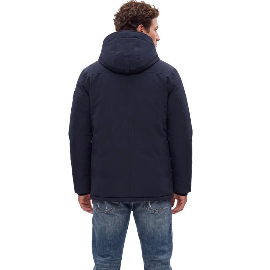 Malelions Casual Parka Navy